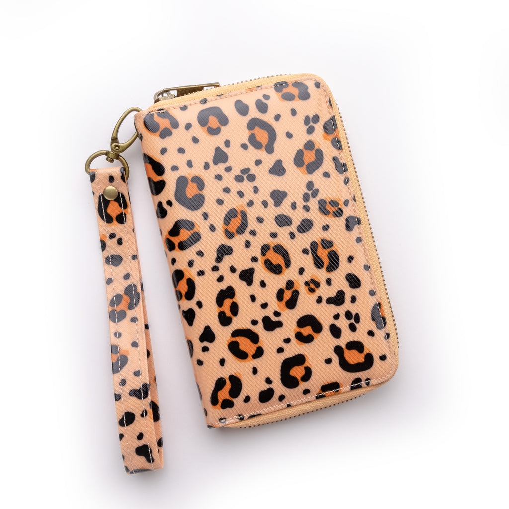 Womens Leopard Print Wallets Cheetah Animal Wallet Zipper